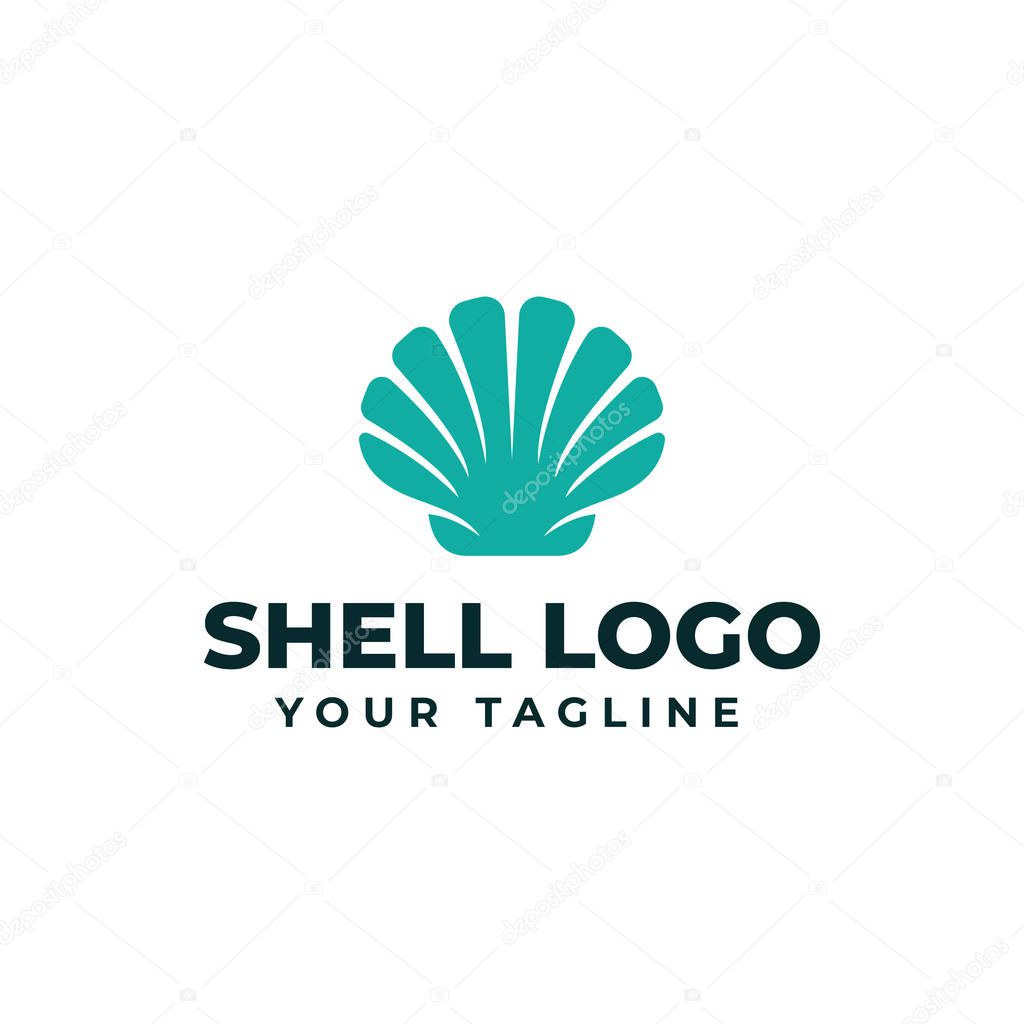 Sea Shell Pearl, Oyster, Seafood, Restaurant Logo Design Template