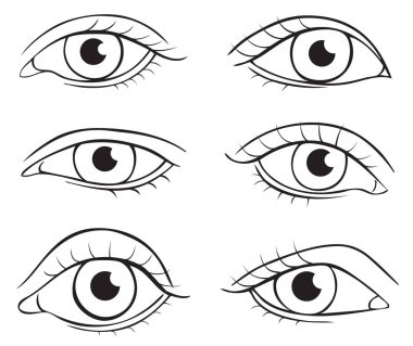 Gözleri farklı şekiller
