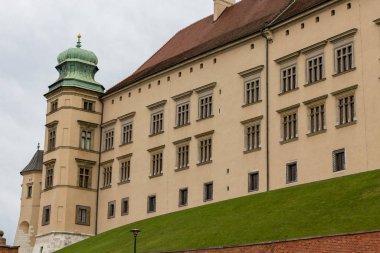 KRAKOW 'daki Wawel kalesinin manzarası