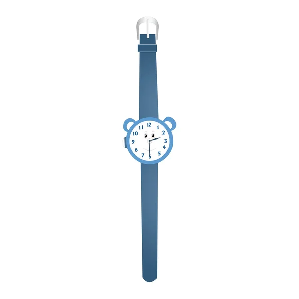 Armbanduhr Für Ein Kind Cartoon Vektorbild — Stockvektor