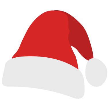 Santa Cap - Üst Sağa Döndü - Çizgi film Vektör ResmiComment