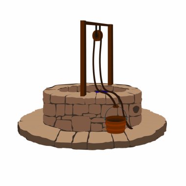 Su kovası - Karikatür Vektör ResmiName