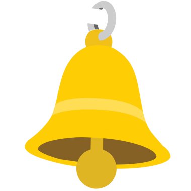 Altın Çan - Çizgi film Vektör Resmi