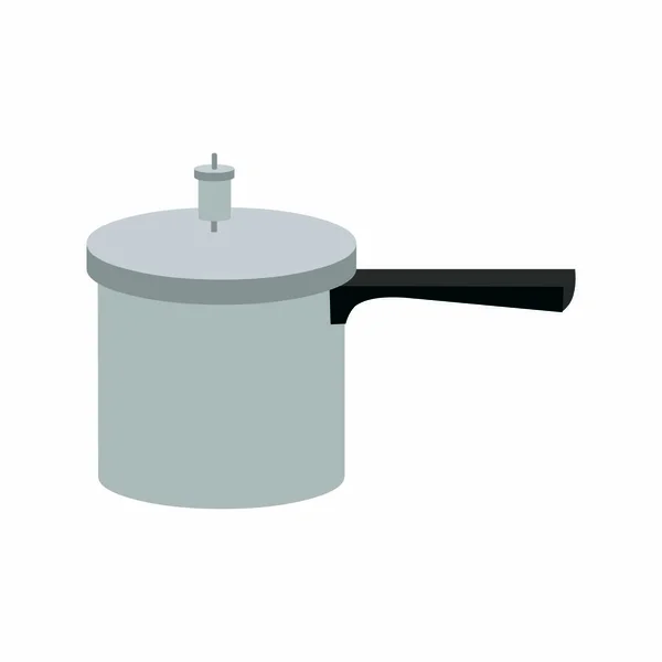Pressure Cooker Cartoon Vector Image — Stock Vector