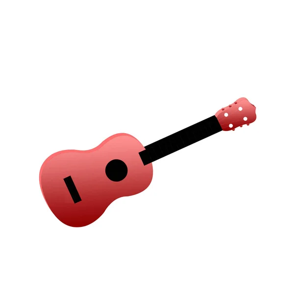 Guitarra Clásica Imagen Vectorial Dibujos Animados — Vector de stock
