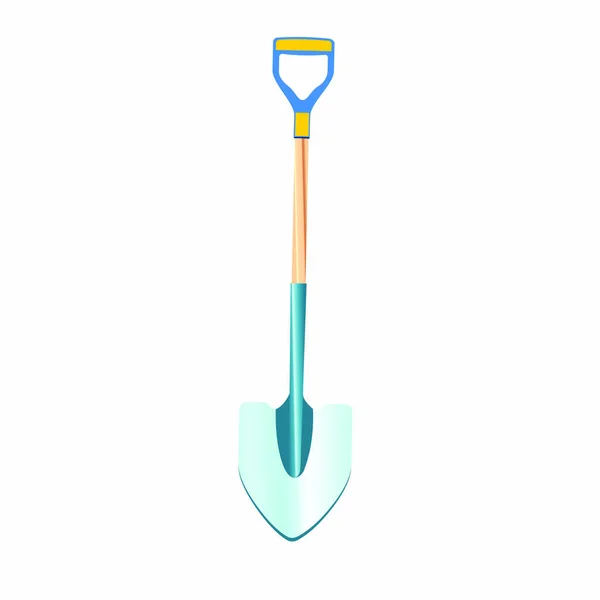 园艺工具 Shovel 卡通矢量图像 — 图库矢量图片