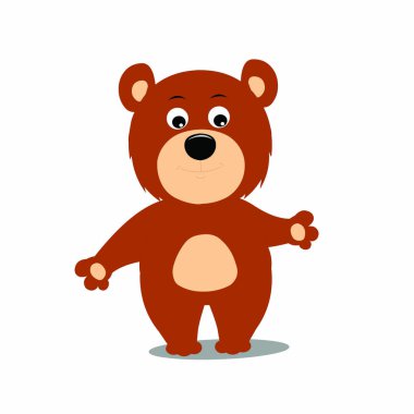 Oyuncak Ayı - Çizgi film Vektör Resmi