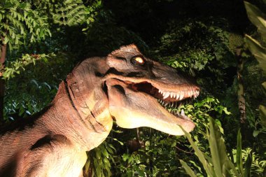 Gece Sahnesi Dinazoru Parkta