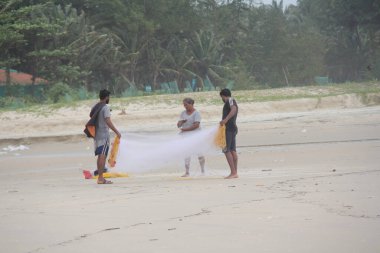 Sahildeki evde güzel bir kapı.