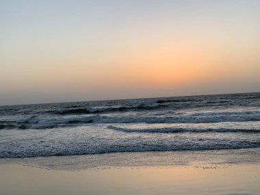 Alacakaranlıktaki Çok Güzel Plaj