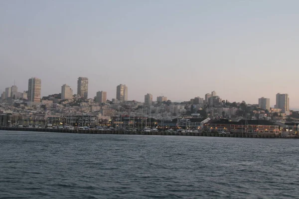 Beautiful City View Evening — Stock Photo, Image