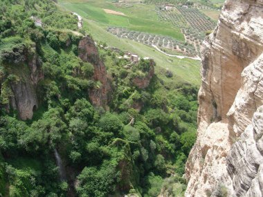Manzara - Dik Tepenin Tepesinden Görünüm