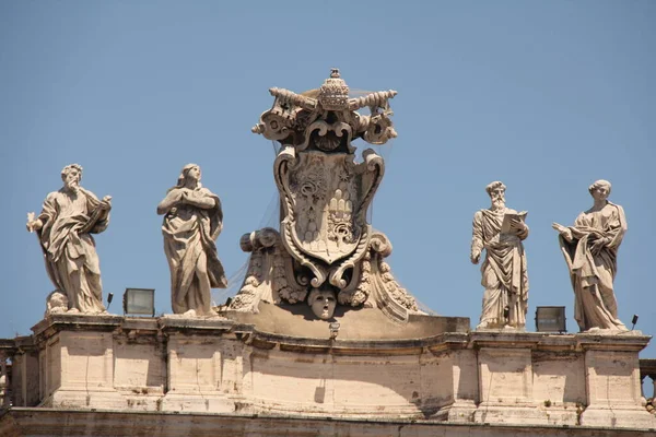 Stephen Colonnade Saints Vatican City — Stock Photo, Image