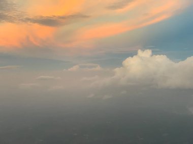 Kümülüs Bulutlu Turuncu Bulutlar