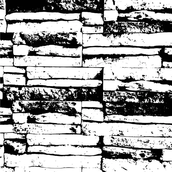 Illustration vectorielle isolée. Texture de pierre, fond de brique . — Image vectorielle