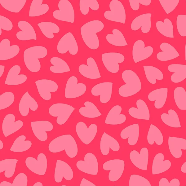 Seamless pattern with hearts. Vector isolated illustration. — Stock Vector