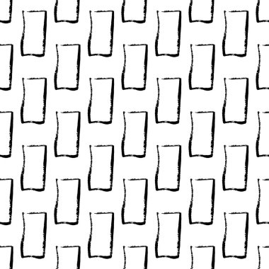 Dikişsiz desen beyaz arka plan üzerinde. Vektör çizim.