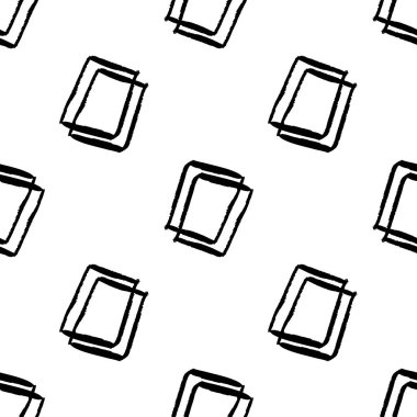 Dikişsiz desen beyaz arka plan üzerinde. Vektör çizim.