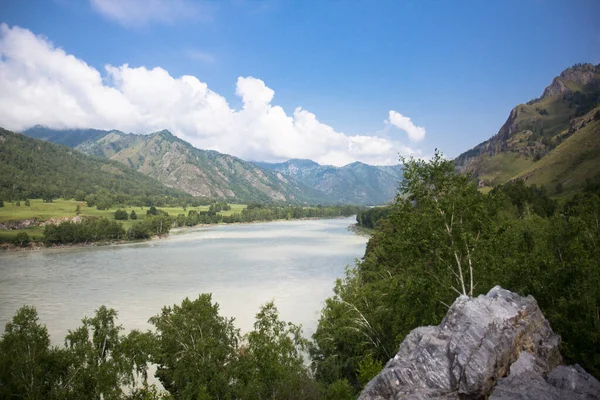Katun River Atay Mountains Russiah — Stock Photo, Image