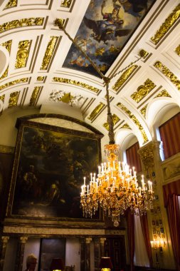 Hollanda 'daki Amsterdam Sarayı' nda hücre