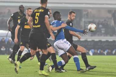 İtalyan Futbolu Serisi A Erkekler Şampiyonası Brescia Fc Inter Fc 'e karşı