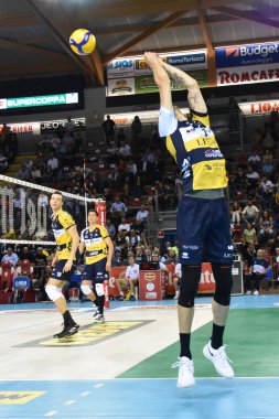 Voleybol İtalya Süper Kupa Erkekler Finali - Sir Safety Perugia Modena Volley 'e karşı