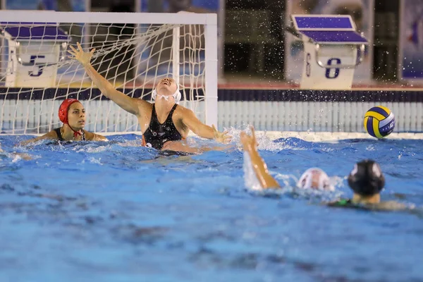 Waterpolo Euroleague Women Championship Sis Roma vs Zv De Zaan — Stockfoto