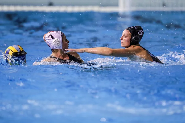 Waterpolo EuroLeague Campeonato Femenino Sis Roma vs ZV De Zaan — Foto de Stock