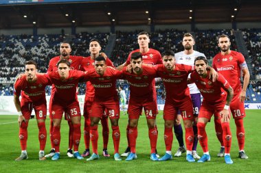 İtalyan Futbolu Serisi A Erkekler Şampiyonası Sassuolo Fiorentina 'ya karşı