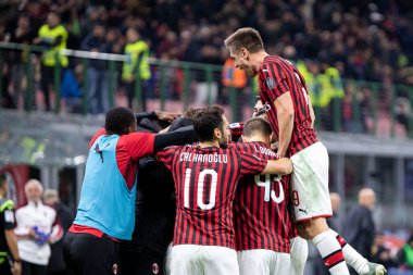 İtalyan Futbolu Serisi A Erkekler Şampiyonası Ac Milan - Spal