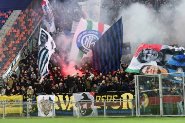 İtalyan Futbolu Serisi A Erkekler Şampiyonası Bologna Inter 'e karşı
