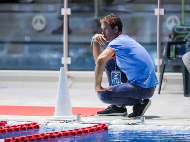 Waterpolo EuroLeague Women Championship Kinef Surgutneftegas Kirishi vs Dunaujvaros clipart