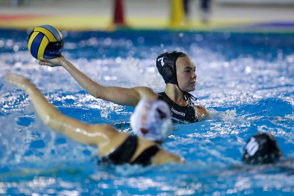 Waterpolo Euroleague Women Championship Sis Roma vs Zv De Zaan — Stockfoto