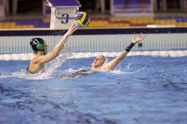 Waterpolo Euroleague女子锦标赛Sis Roma对Exile Sg — 图库照片
