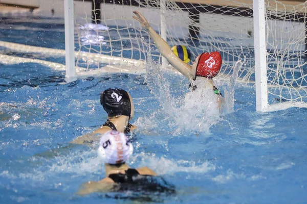 Waterpolo EuroLeague Women Championship Sis Roma vs ZV De Zaan — Stock Photo, Image