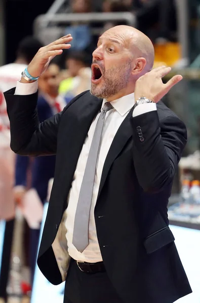 Чемпіонат Європи з баскетболу Сегафредо Віртус Болонья - Монако — стокове фото