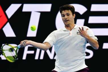 Tenis Uluslararası Atp Finalleri - Turnuva Turnuvası - Casper Ruud Miomir Kecmanović 'e karşı