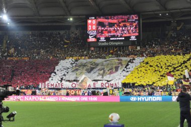 İtalyan Futbolu Serie A Erkekler Şampiyonası Romanlar Ac Milan 'a karşı
