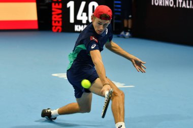 Tenis Uluslararası Atp Finalleri - Turnuva Turnuvası - Alex De Minaur, A. Davidovich Fokina 'ya karşı