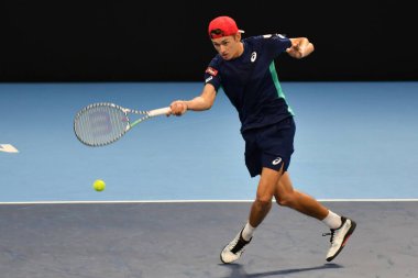 Tenis Uluslararası Atp Finalleri - Turnuva Turnuvası - Alex De Minaur, A. Davidovich Fokina 'ya karşı