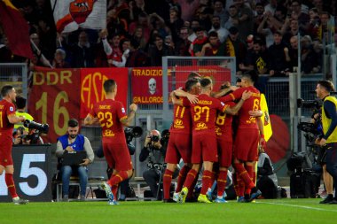 İtalyan Futbolu Serie A Erkekler Şampiyonası Romanlar Ac Milan 'a karşı