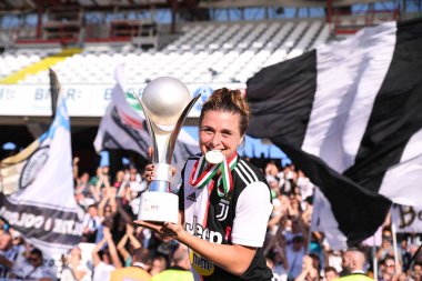 İtalyan Süper Kupası Futbolcu Kadınlar Juventus Fiorentina Kadınlarına Karşı