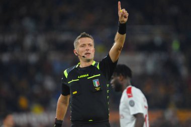 İtalyan Futbolu Serie A Erkekler Şampiyonası Romanlar Ac Milan 'a karşı