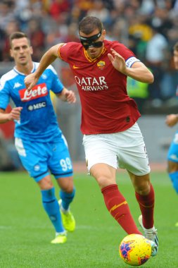 İtalyan Futbolu Serisi A Erkekler Şampiyonası Romanlar Napoli 'ye Karşı