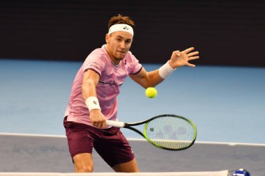 Tenis Uluslararası Atp Finalleri - Turnuva Turnuvası - Casper Ruud Miomir Kecmanović 'e karşı