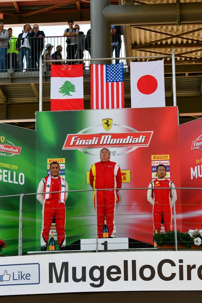 Кубок Ferrari Challenge World Finals - Mugello 2019 — стокове фото