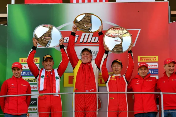 Ferrari Challenge Cup Finali Mondiali Ferrari Challenge - Mugello 2019 — Foto Stock