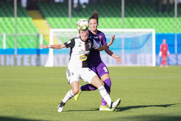 Італійська Суперкубка Жінок Ювентус проти Фіорентини — стокове фото