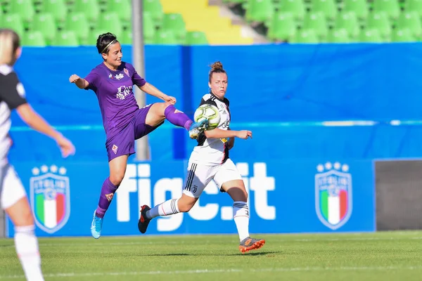 Італійська Суперкубка Жінок Ювентус проти Фіорентини — стокове фото