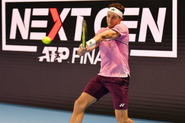 Tenis Uluslararası Atp Finalleri - Turnuva Turnuvası - Casper Ruud Miomir Kecmanović 'e karşı